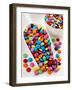 Smarties in Scoop and Small Bowl-null-Framed Photographic Print
