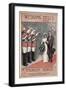 Smartly Uniformed Guardsmen Salute a Newly-Married Couple with Symbolically Raised Swords-null-Framed Art Print