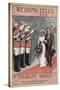 Smartly Uniformed Guardsmen Salute a Newly-Married Couple with Symbolically Raised Swords-null-Stretched Canvas