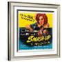 Smas-Up, Susan Hayward, Lee Bowman, Susan Hayward on poster art, 1947-null-Framed Art Print
