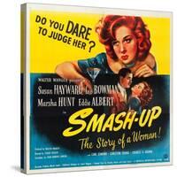 Smas-Up, Susan Hayward, Lee Bowman, Susan Hayward on poster art, 1947-null-Stretched Canvas