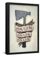 Smash Smash Smash Hatchet-null-Framed Poster