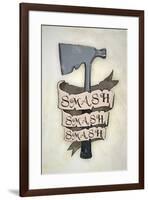 Smash Smash Smash Hatchet-null-Framed Poster