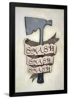 Smash Smash Smash Hatchet-null-Framed Poster