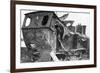 Smashed Locomotive at Peronne, France, First World War, 1917-null-Framed Giclee Print