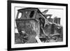 Smashed Locomotive at Peronne, France, First World War, 1917-null-Framed Giclee Print