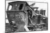 Smashed Locomotive at Peronne, France, First World War, 1917-null-Mounted Giclee Print