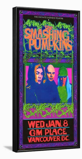 Smashing Pumpkins Infinite Sadness Vancouver 1996-null-Framed Art Print