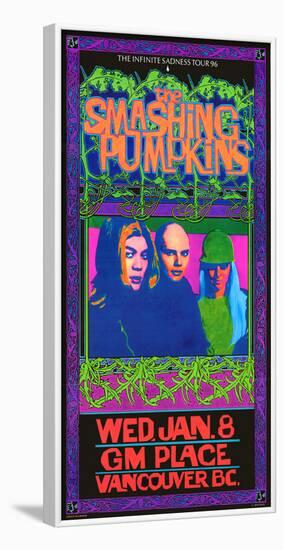 Smashing Pumpkins Infinite Sadness Vancouver 1996-null-Framed Art Print