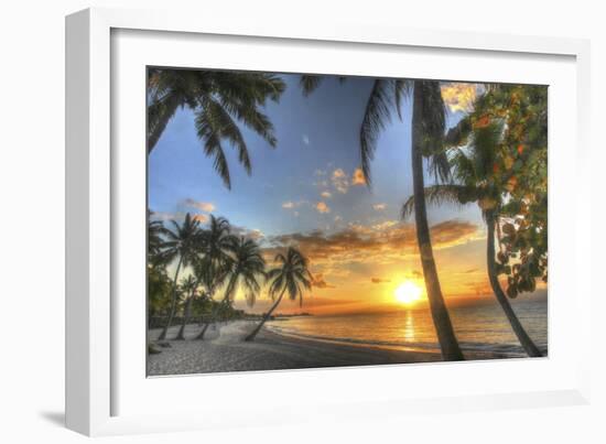 Smathers Beach Sunrise 2-Robert Goldwitz-Framed Giclee Print