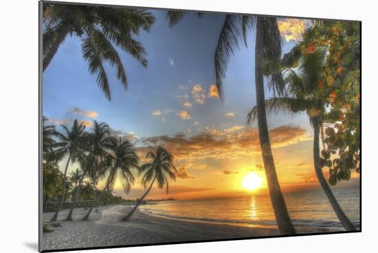 Smathers Beach Sunrise 2-Robert Goldwitz-Mounted Giclee Print