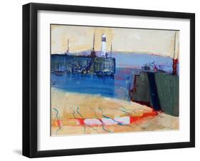 Smeaton's Pier II-Paul Powis-Framed Giclee Print