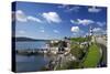 Smeaton's Tower on The Hoe overlooks The Sound, Plymouth, Devon, England, United Kingdom, Europe-Rob Cousins-Stretched Canvas