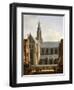 Smedestraat with a View of the Groote Market and St. Bavo's Church, Haarlem, 1660-70-Gerrit Adriaensz Berckheyde-Framed Giclee Print