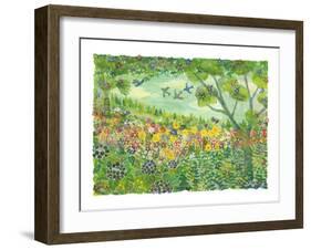 Smell of Wind, Green Meadow-Miyuki Hasekura-Framed Giclee Print