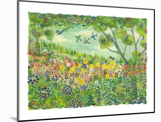 Smell of Wind, Green Meadow-Miyuki Hasekura-Mounted Giclee Print