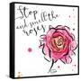 Smell The Roses-OnRei-Framed Stretched Canvas