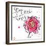 Smell The Roses-OnRei-Framed Art Print