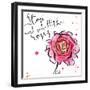 Smell The Roses-OnRei-Framed Art Print