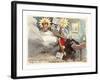 Smelling Out a Rat; or the Atheistical-Revolutionist Disturbed in His Midnight Calculations-null-Framed Giclee Print