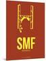 SMF Sacramento Poster 1-NaxArt-Mounted Art Print