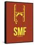 SMF Sacramento Poster 1-NaxArt-Framed Stretched Canvas