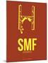 SMF Sacramento Poster 1-NaxArt-Mounted Art Print