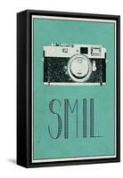 SMIL (Danish -  Smile)-null-Framed Stretched Canvas