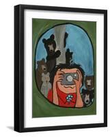 Smile Bears Tree-Jennie Cooley-Framed Giclee Print