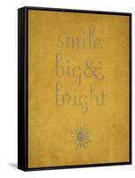 Smile Big and Bright-null-Framed Stretched Canvas