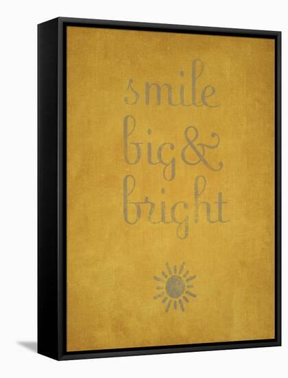 Smile Big and Bright-null-Framed Stretched Canvas