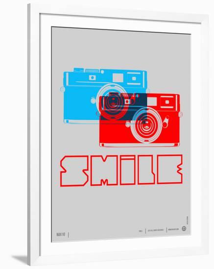 Smile Camera Poster-NaxArt-Framed Premium Giclee Print