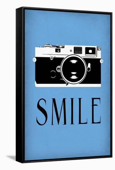 Smile - Camera-Lantern Press-Framed Stretched Canvas