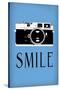 Smile - Camera-Lantern Press-Stretched Canvas