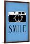 Smile - Camera-Lantern Press-Framed Art Print