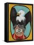 Smile Eagle-Jennie Cooley-Framed Stretched Canvas