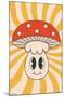 Smile Face - Mushroom-Trends International-Mounted Poster