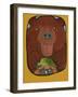 Smile Grizzley-Jennie Cooley-Framed Giclee Print