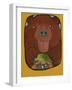 Smile Grizzley-Jennie Cooley-Framed Giclee Print