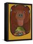 Smile Grizzley-Jennie Cooley-Framed Stretched Canvas