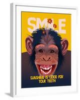 Smile III-Ken Hurd-Framed Giclee Print