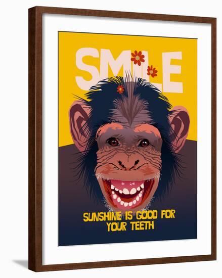 Smile III-Ken Hurd-Framed Giclee Print