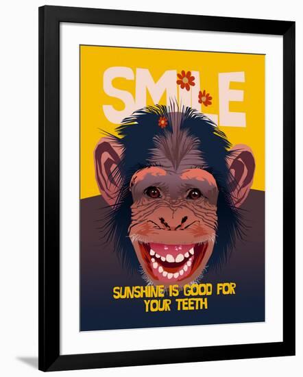 Smile III-Ken Hurd-Framed Giclee Print