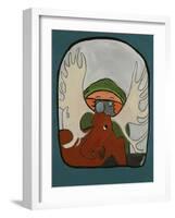 Smile Moose-Jennie Cooley-Framed Giclee Print