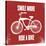 Smile More Ride a Bike-Evangeline Taylor-Stretched Canvas