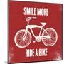 Smile More Ride a Bike-Evangeline Taylor-Mounted Art Print