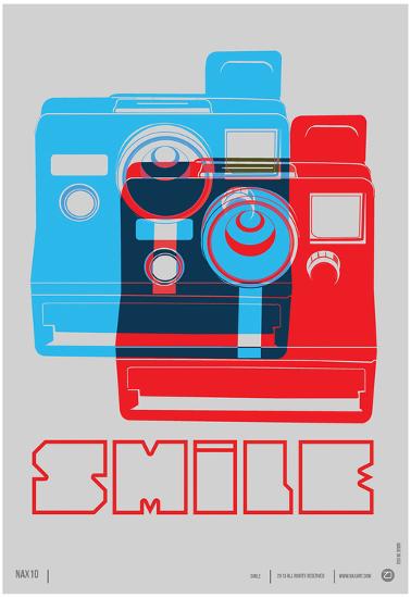 Smile Polaroid Poster' Posters - NaxArt | AllPosters.com