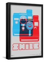 Smile Polaroid Poster-NaxArt-Framed Poster