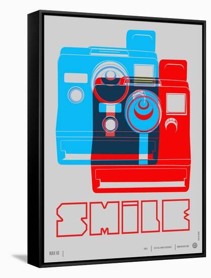 Smile Polaroid Poster-NaxArt-Framed Stretched Canvas