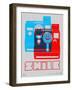 Smile Polaroid Poster-NaxArt-Framed Art Print